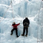 Kids Climbing Wall in Ouray