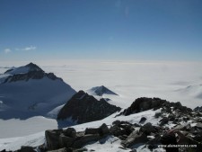View from the Top of the Fixed Ropes - Sue's Pyramid in Center