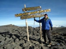 Alan on Kilimanjaro Summit