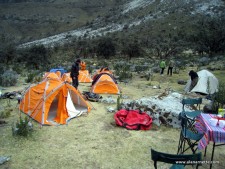 Alpamayo 2012 Altitude Junkies Base Camp 