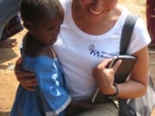 Georgina Miranda in the Congo