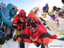 Alan on the summit of Everest May 21, 2011 5:00AM