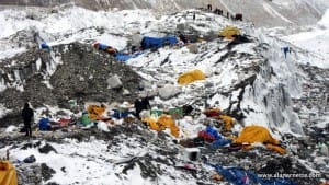 Our Base Camp after the earthquake