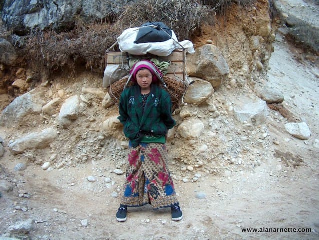 Porters in Nepal. People like me could not do what I do without your strength, and commitment. Thank you.