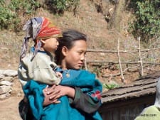 Mother and Daughter in the Khumbu
