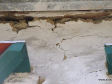 Earthquake damage in Pangboche