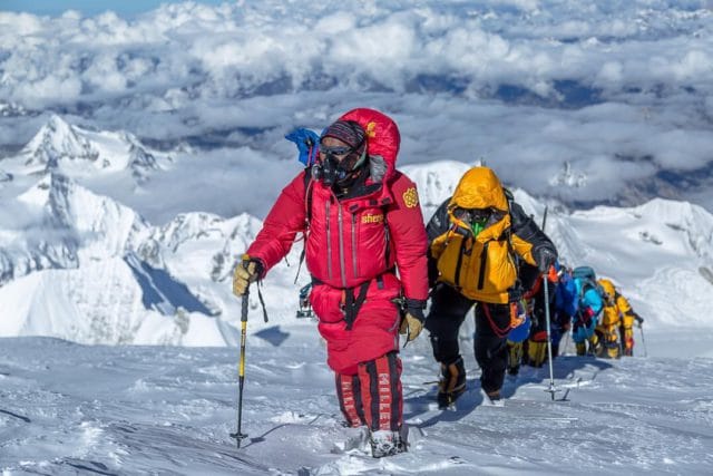 Lakpa Rita, AAI, leading on Cho Oyu