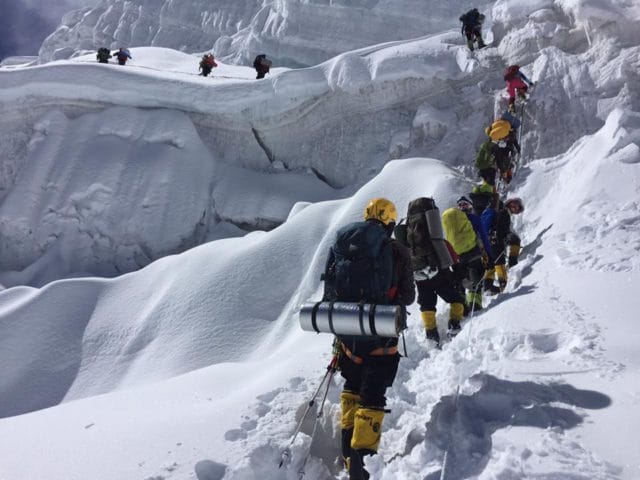 Manaslu Climbers Courtesy of Mingma at Dreamers Destination