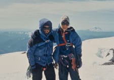 JIm Davidson and Mike Price on Rainier in 1992