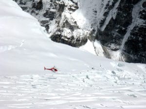 Flying gear to Cwm. courtesy of IMG