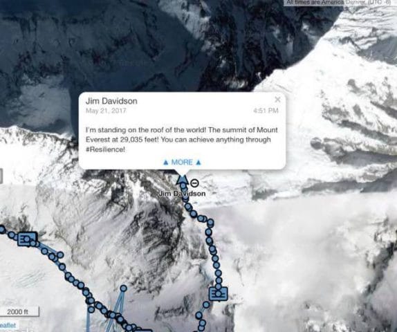 Jim's Everest Tracker