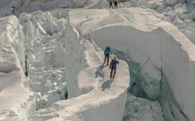 Khumbu Icefall 2017. courtesy of Ben Jones