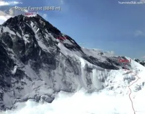 Lower NE Route Everest by 7 Summits Club