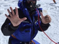Mike Hamill on his 6th Everest summit.