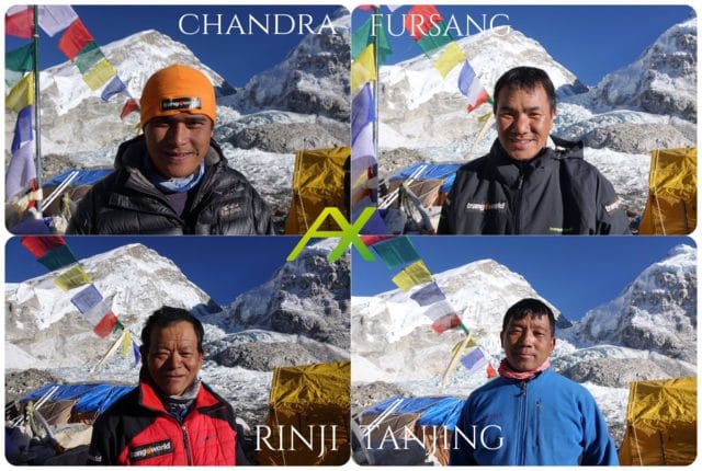 Winter Everest Sherpas