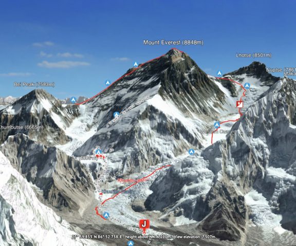 Jost Kobuschh Final Everest Winter Route