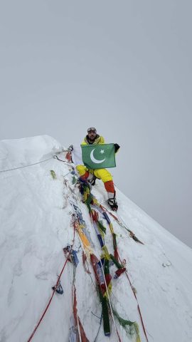Sajid Sadpara on Makalu summit