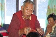 Blessings from Lama Geshi
