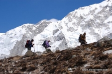 Gurgeling at Everest Base Camp