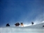 Climbers on the Lhotse Fce in a wind storm, Everest