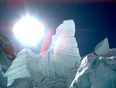 Serac in the Khumbu Icefall