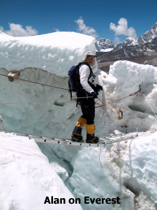 Alan on Everest