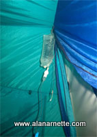 Syringe at Basecamp medical tent