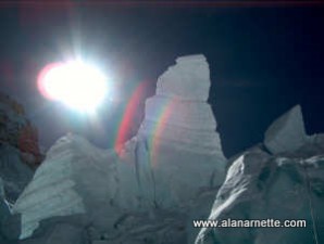 Towering Serac in the Khumbu Icefall