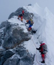Climbing the Hillary Step