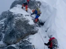 Climbing the Hillary Step