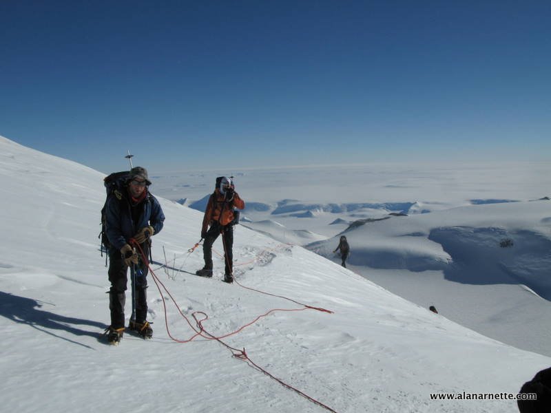 Team at Top of Fixed Ropes