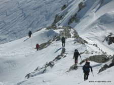 Team Working the Ridge to Vinson's Summit Team Working the Ridge to Vinson's Summit