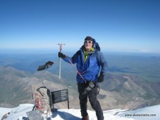 Alan on the summit of Elbrus