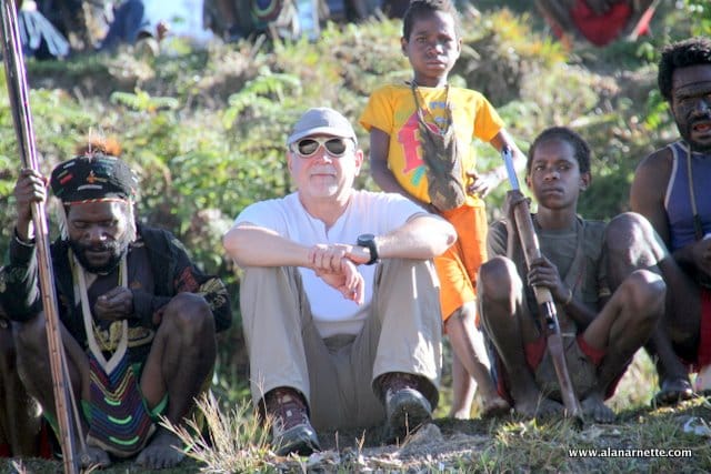 Alan Fitting In with the Locals