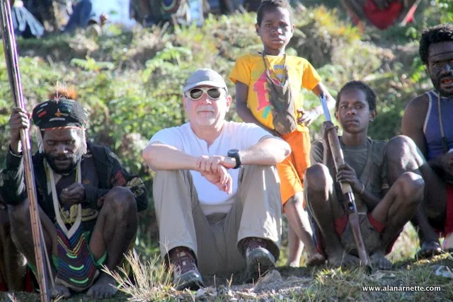 Alan Fitting In with the Locals