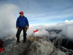 Alan on Carstensz Pyramid's Summit October 22, 2011 7:00 AM