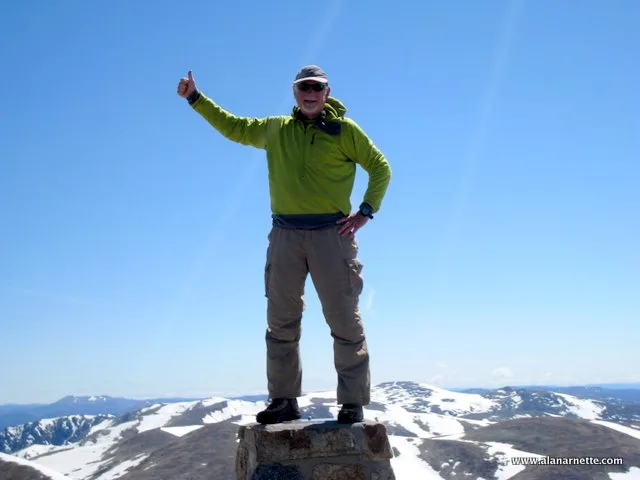 Alan on Kosciuszko's Summit