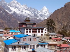 Tengboche Monastery with Ama Dablam