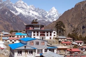 Tengboche Monastery with Ama Dablam