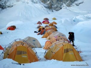 Western Cwm Camp 1 Everest 2011