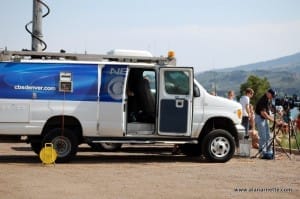 The media is out in force helping to keep everyone informed here in Northern Colorado - thank you