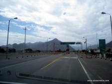 Checkpoint on the way to Huaraz