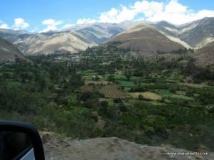 Countryside on the way to Huaraz