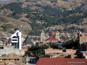 Rooftop view in Huaraz