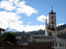 Rooftop view in Huaraz