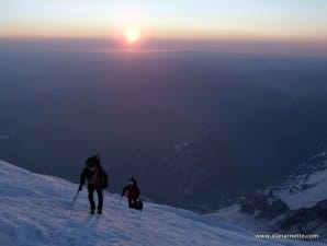 Sunrise on the Dissapointment Cleaver Route
