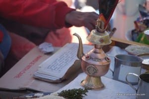 Oil used at the puja