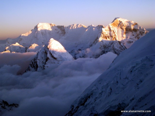 CHo Oyu from Camp 3 on the Lhotse Face