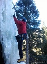Alan Ice Climbing