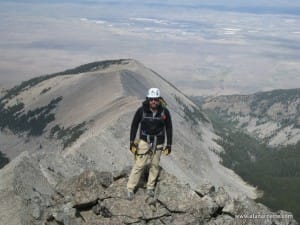 barry on the LIttle Bear West Ridge